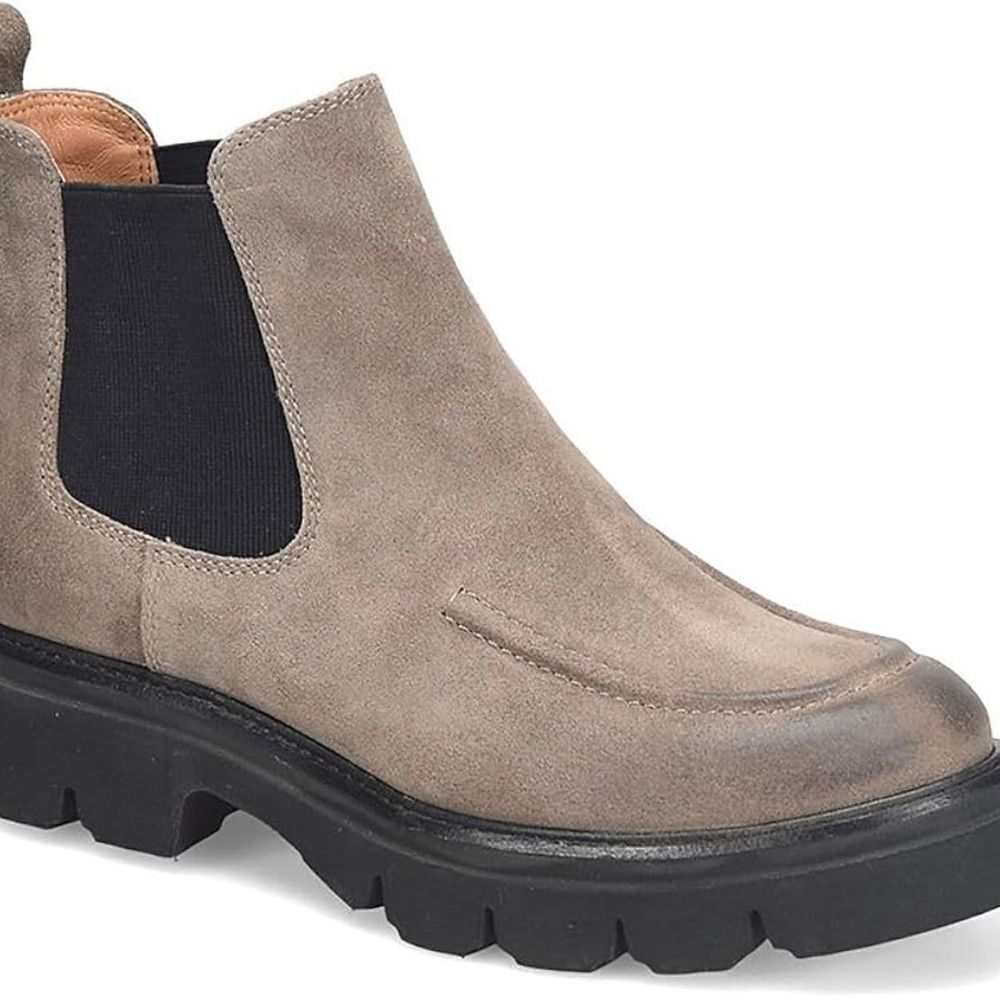 Aqua Söfft Samira Suede Chelsea Boot Waterproof Leather US 7.5